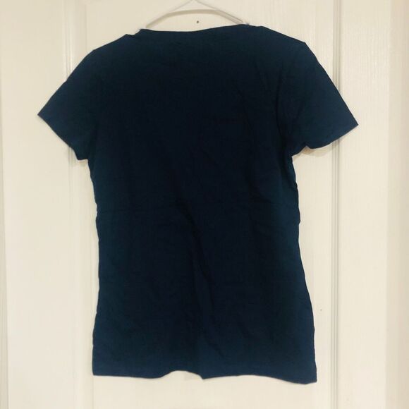 Whisper Words Of Wisdom Let Men's‎ Cotton Tee T-Shirt Navy Blue Small - Picture 4 of 4